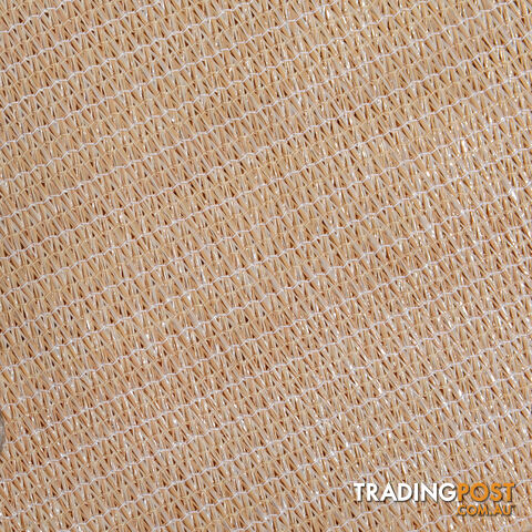 Heavy Duty Rectangle Shade Sail Canopy 4 x 6m Sand Beige - photo 4 of 5