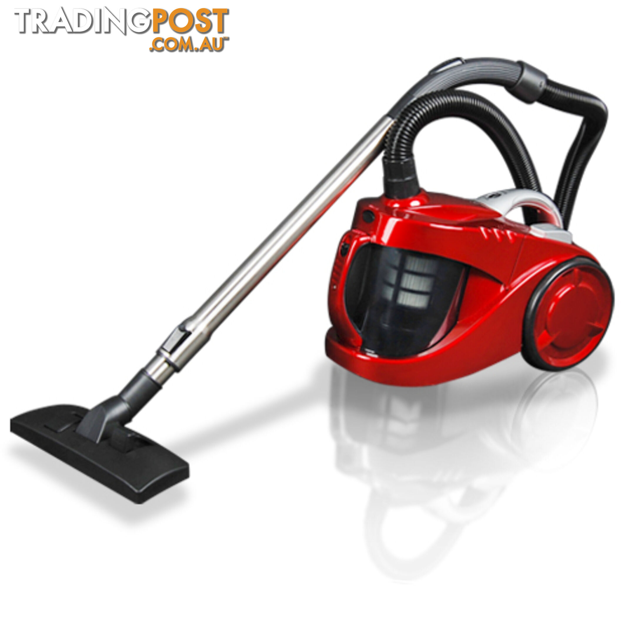 Bagless Cyclone Cyclonic Vacuum Cleaner HEPA Red