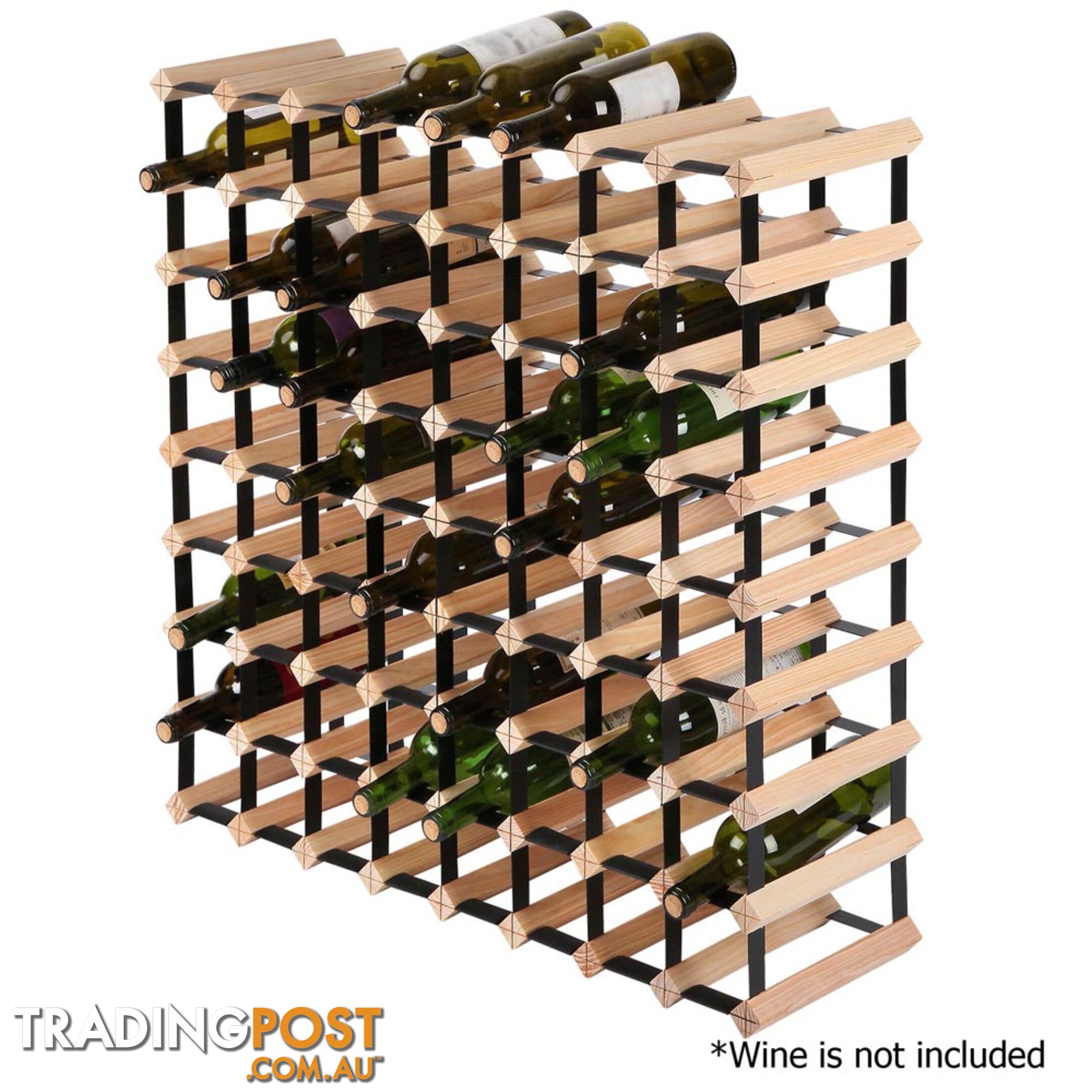 Timber Wine Rack 72 Bottles