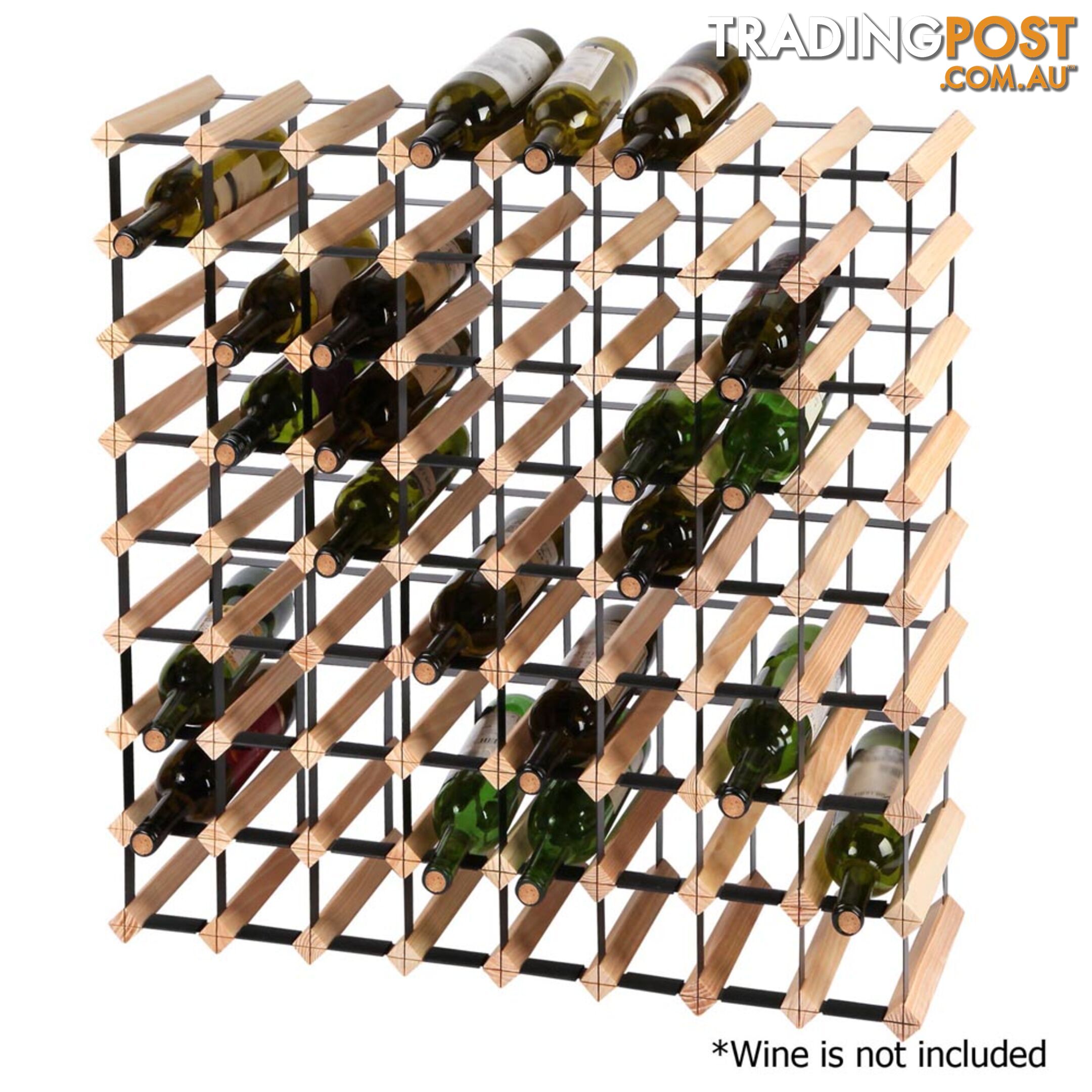 Timber Wine Rack 72 Bottles