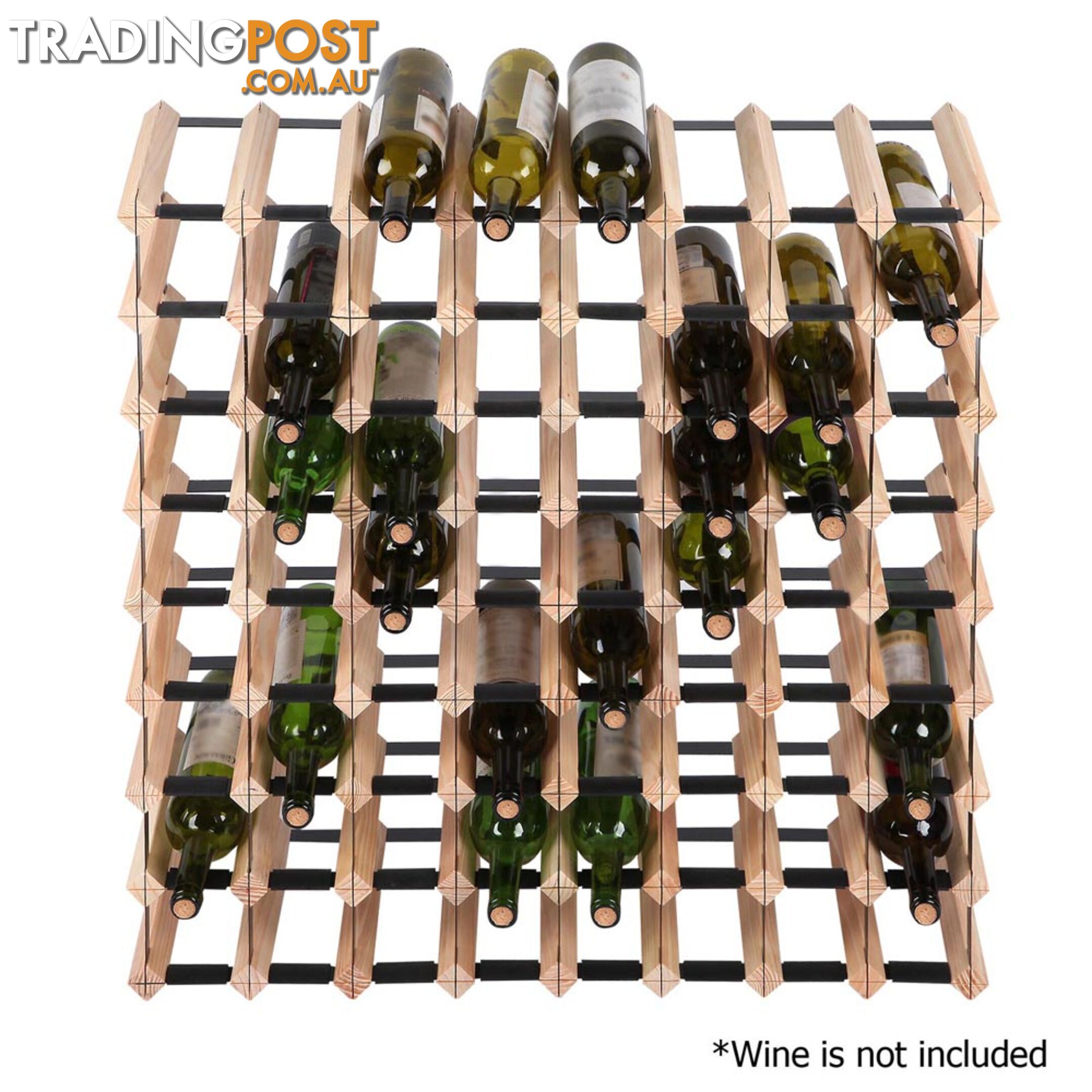 Timber Wine Rack 72 Bottles