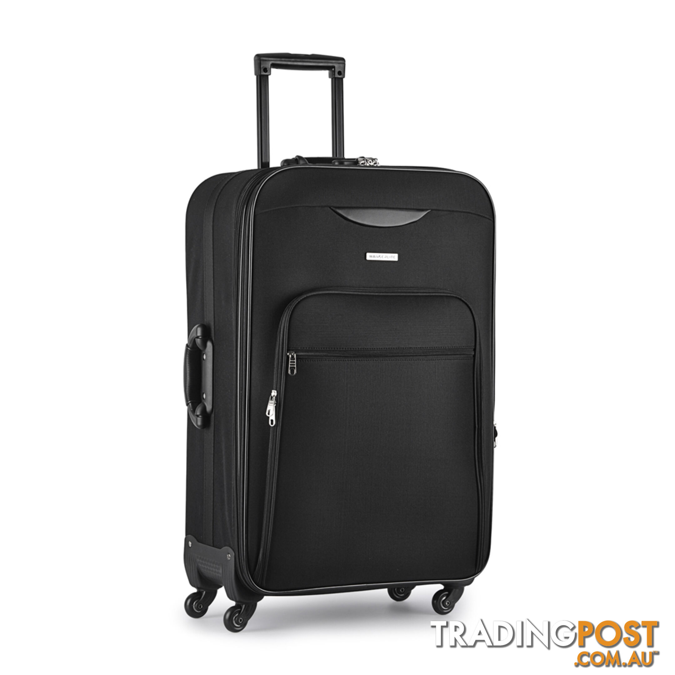 Soft Case Travel Luggage with TSA Lock Black