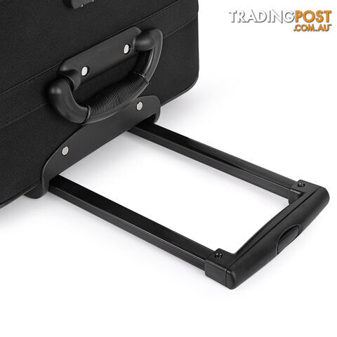 Soft Case Travel Luggage with TSA Lock Black