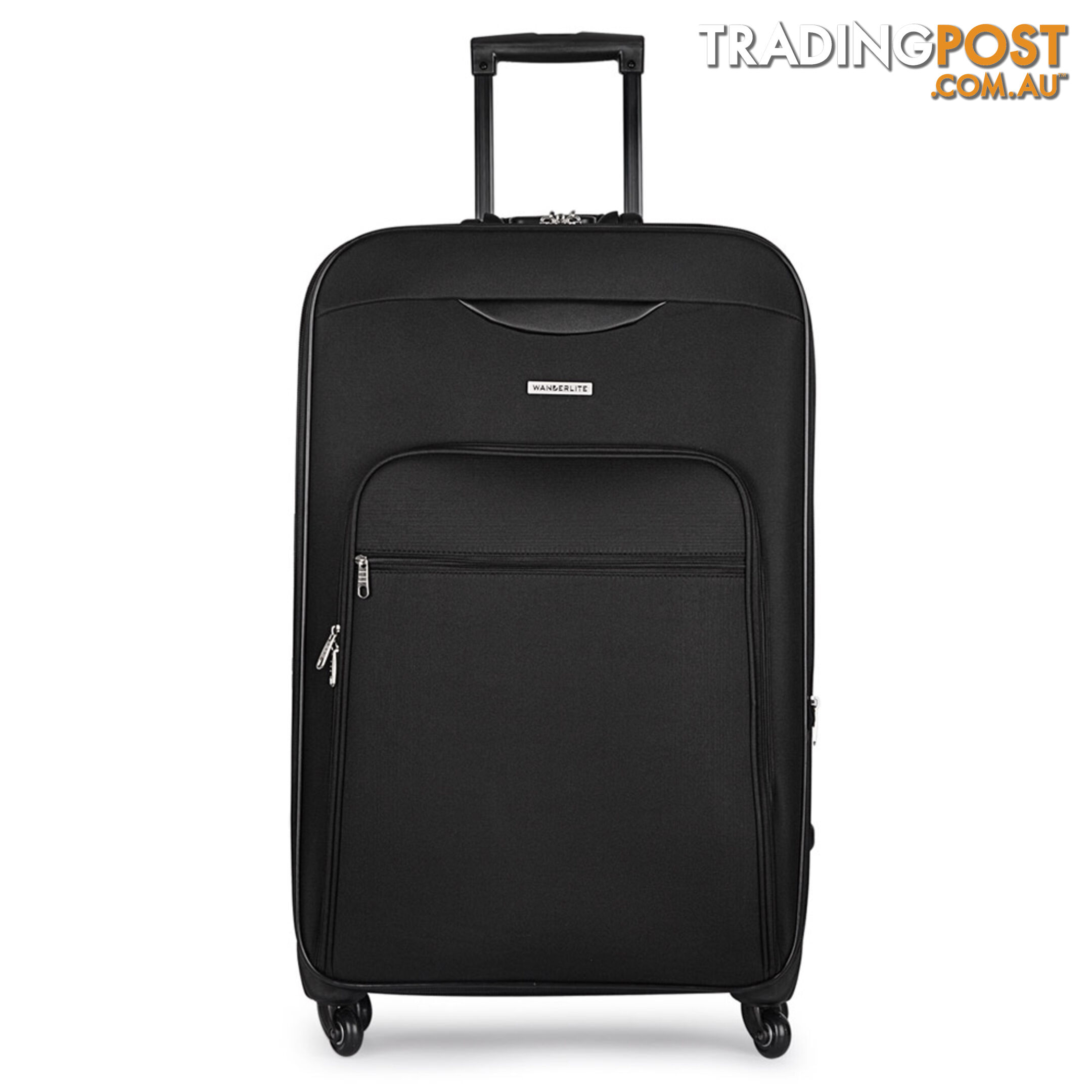 Soft Case Travel Luggage with TSA Lock Black