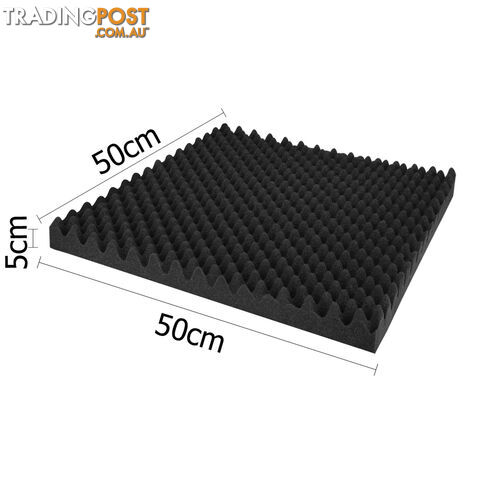 Studio 10 Eggshell Acoustic Foam Black 50 x 50cm - photo 2 of 7