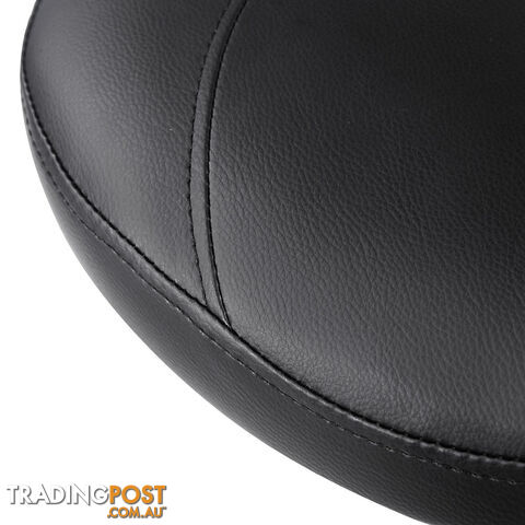 Saddle PU Swivel Salon Stool Black - photo 5 of 8