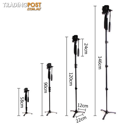 Camera DSLR Monopod 146CM Black - photo 2 of 8