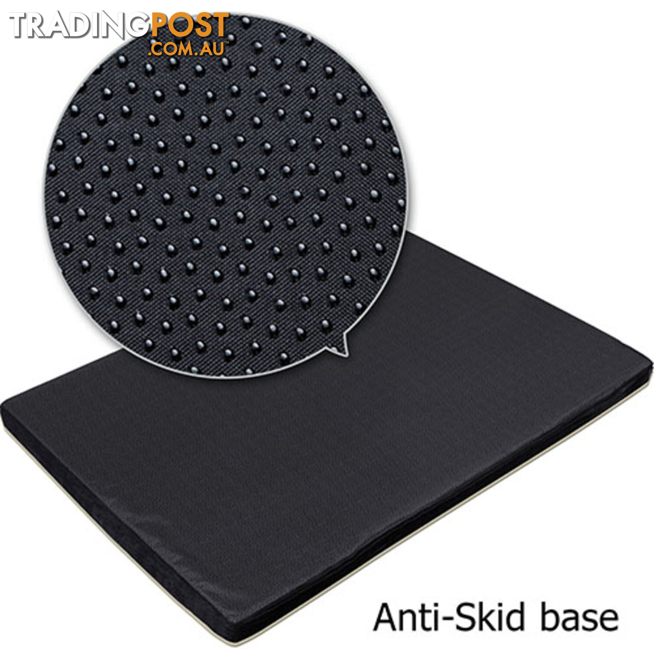 Pet Dog Anti Skid Sleep Memory Foam Mattress Bed Large Black