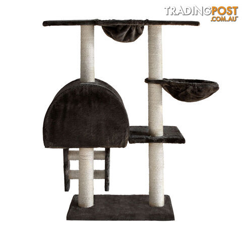 Cat Scratching Poles Post Furniture Tree 100cm Dark Grey