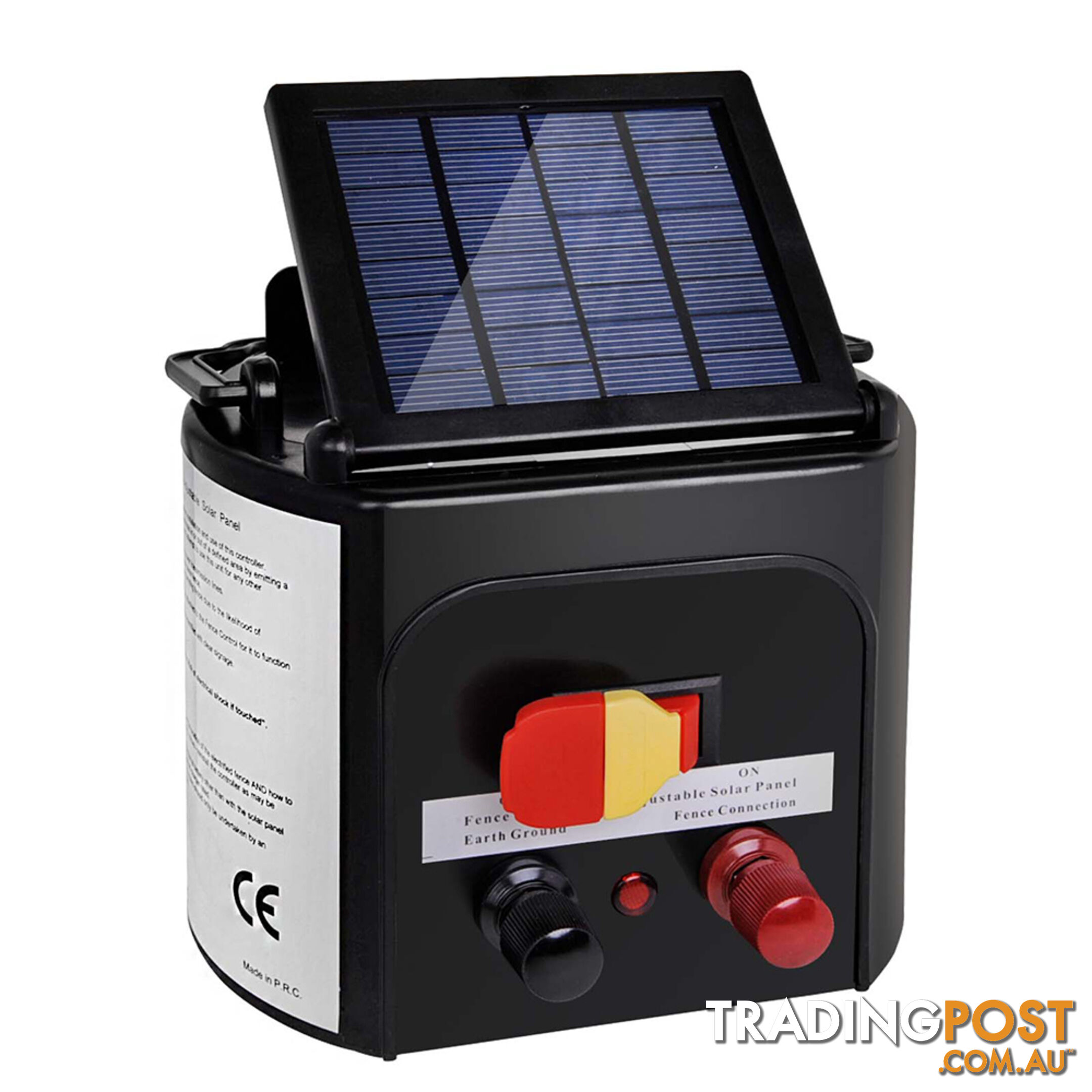 Solar Power Electric Fence Energiser Energizer Charger 8Km / 0.3J