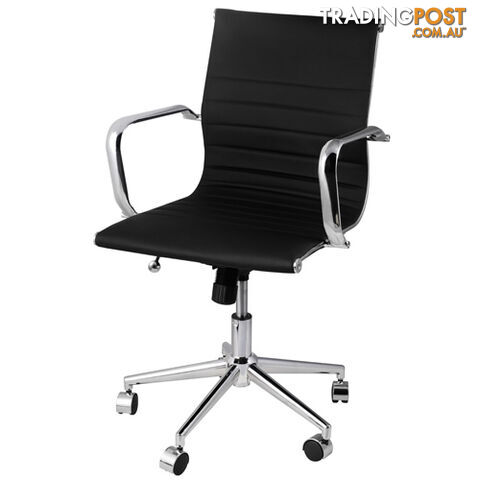 Eames Replica PU Leather Executive Designer Office Chair Black