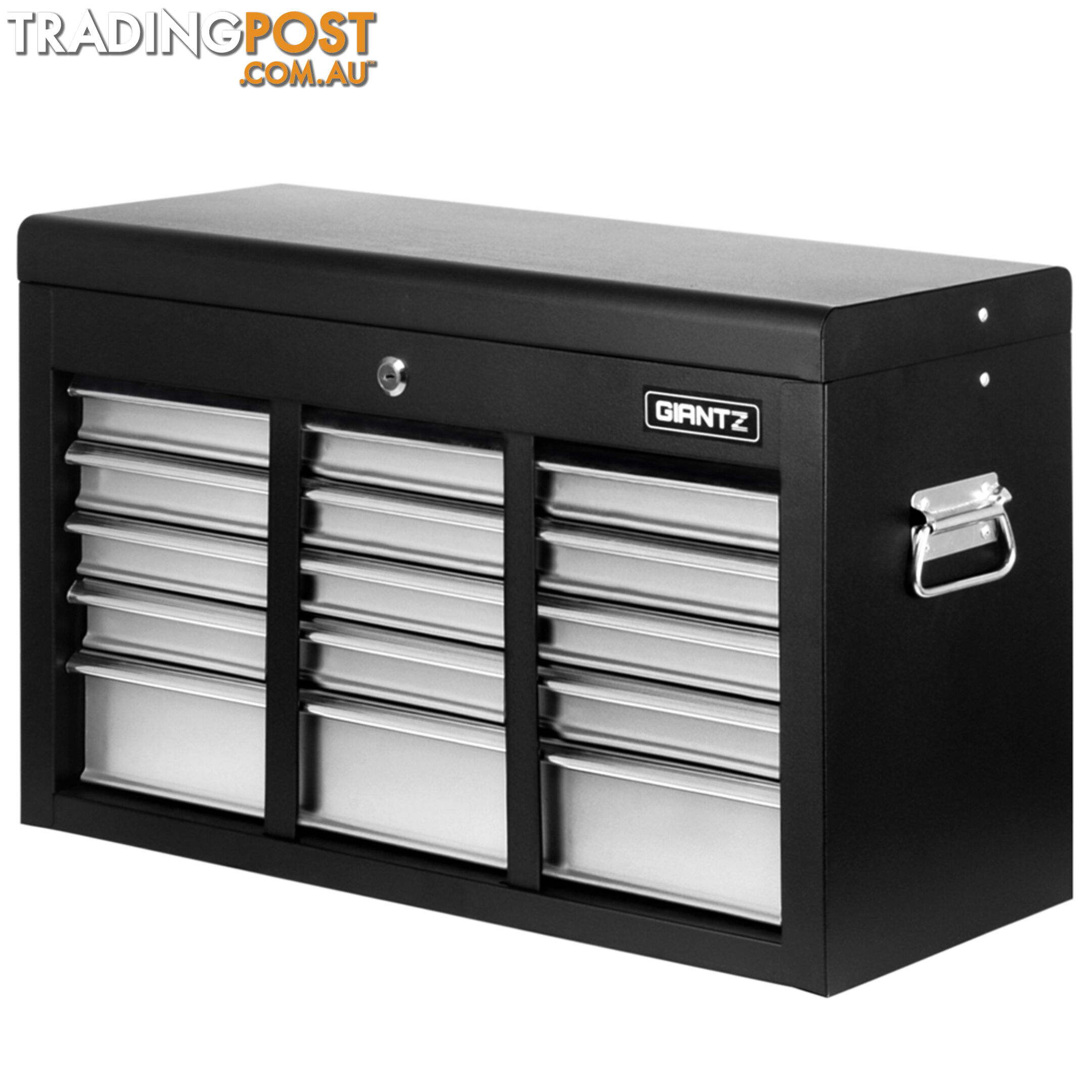 9 Drawers Tool Box Chest Black/Grey