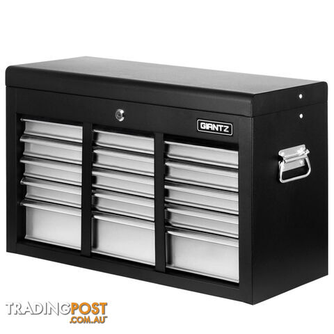 9 Drawers Tool Box Chest Black/Grey