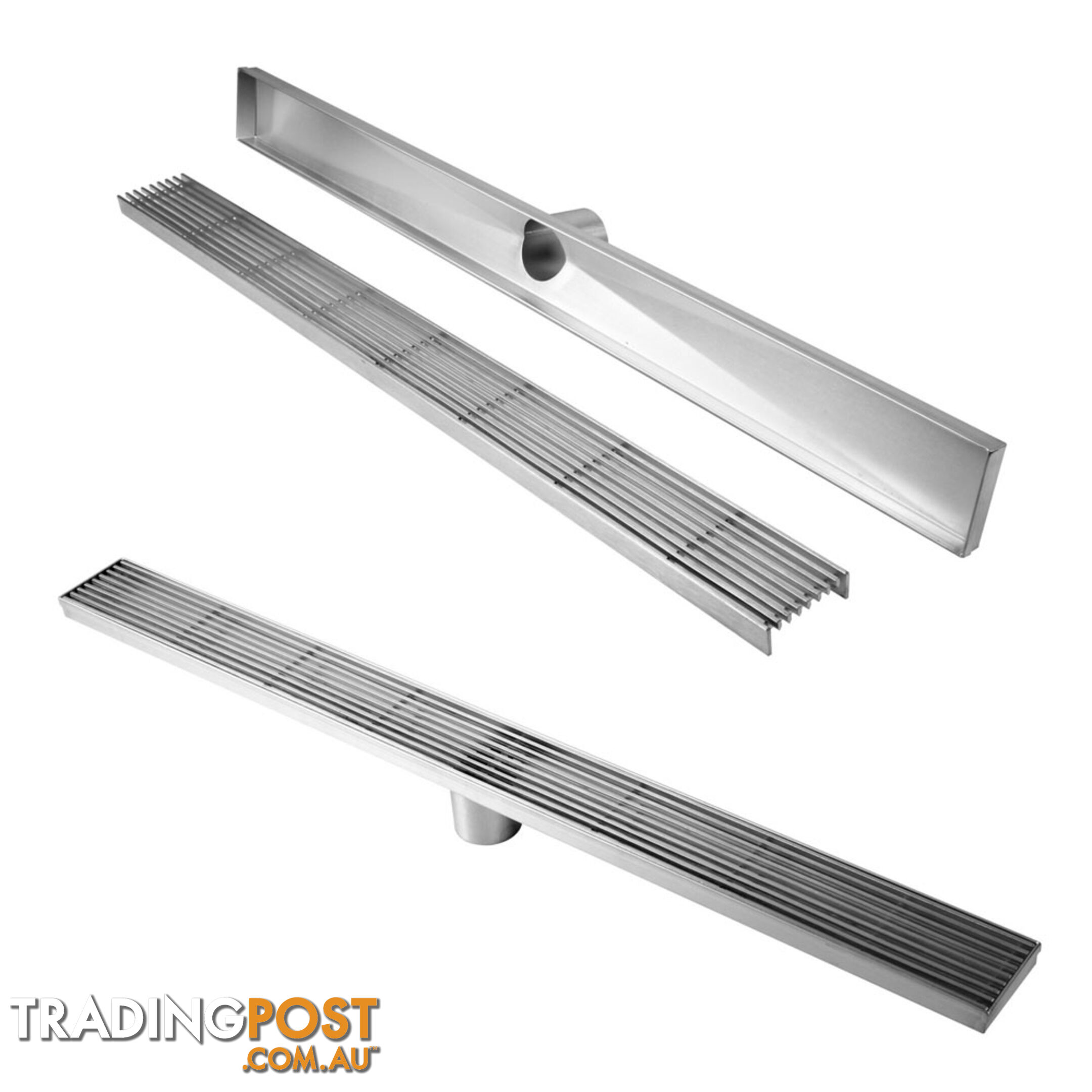 Heelguard Stainless Steel Shower Grate Drain Floor Bathroom 1000mm