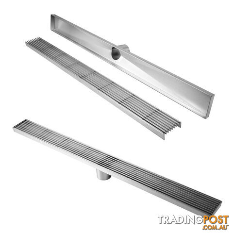 Heelguard Stainless Steel Shower Grate Drain Floor Bathroom 1000mm