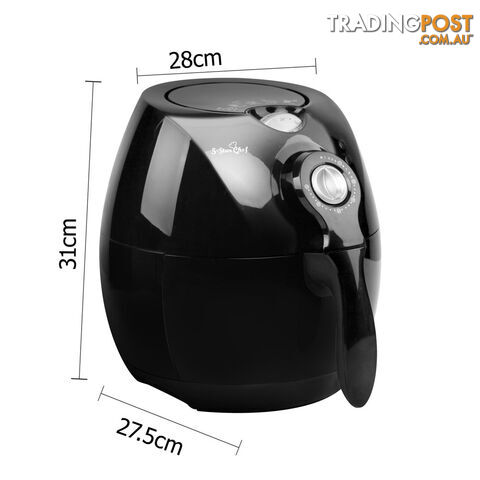 2.2L Low Fat Oil Less Air Fryer Black - photo 2 of 9