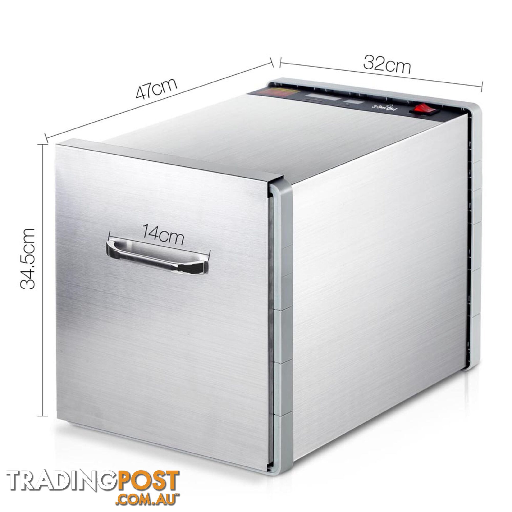 Stainless Steel Food Dehydrator _ 10 Trays