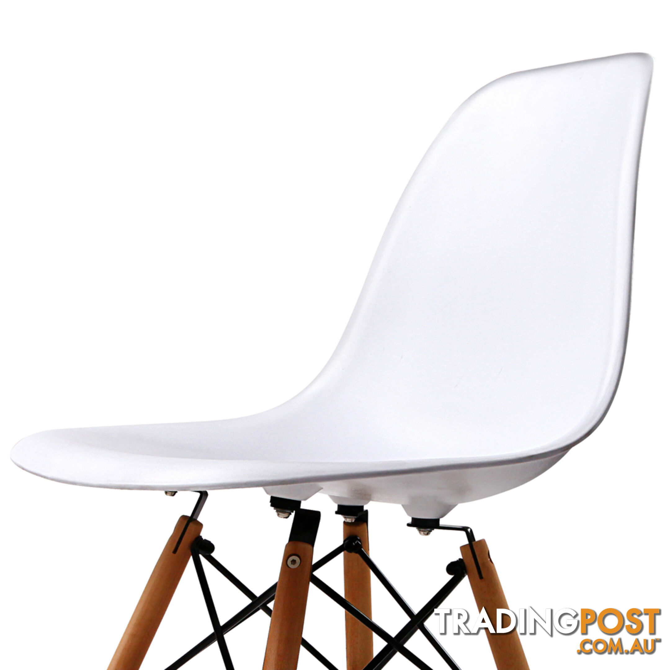 Set of 2 Dining Chair White