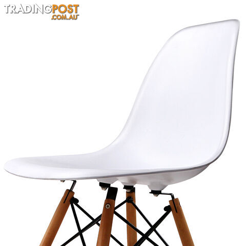 Set of 2 Dining Chair White