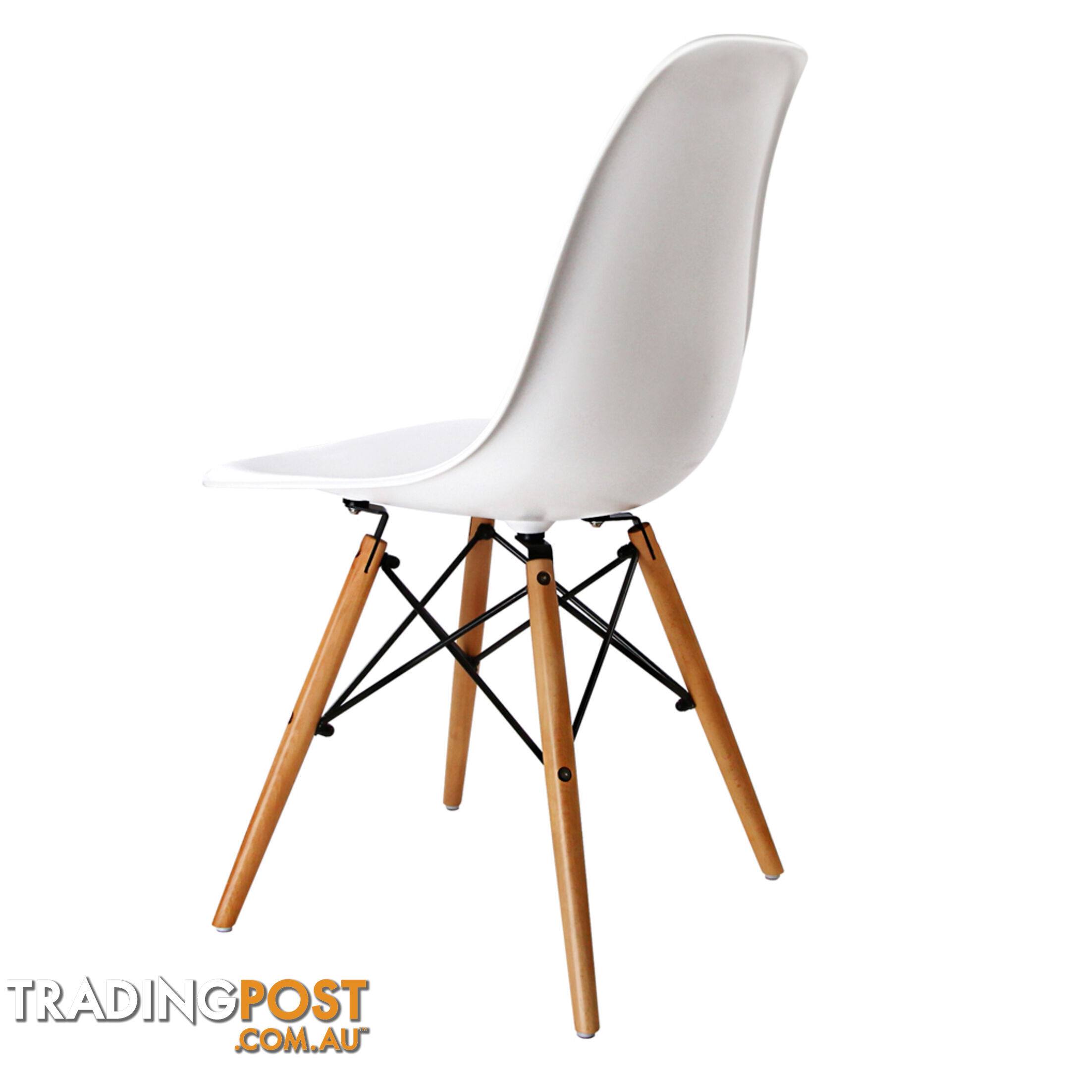 Set of 2 Dining Chair White