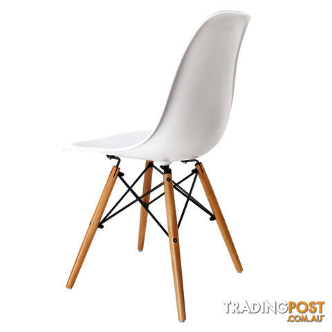 Set of 2 Dining Chair White