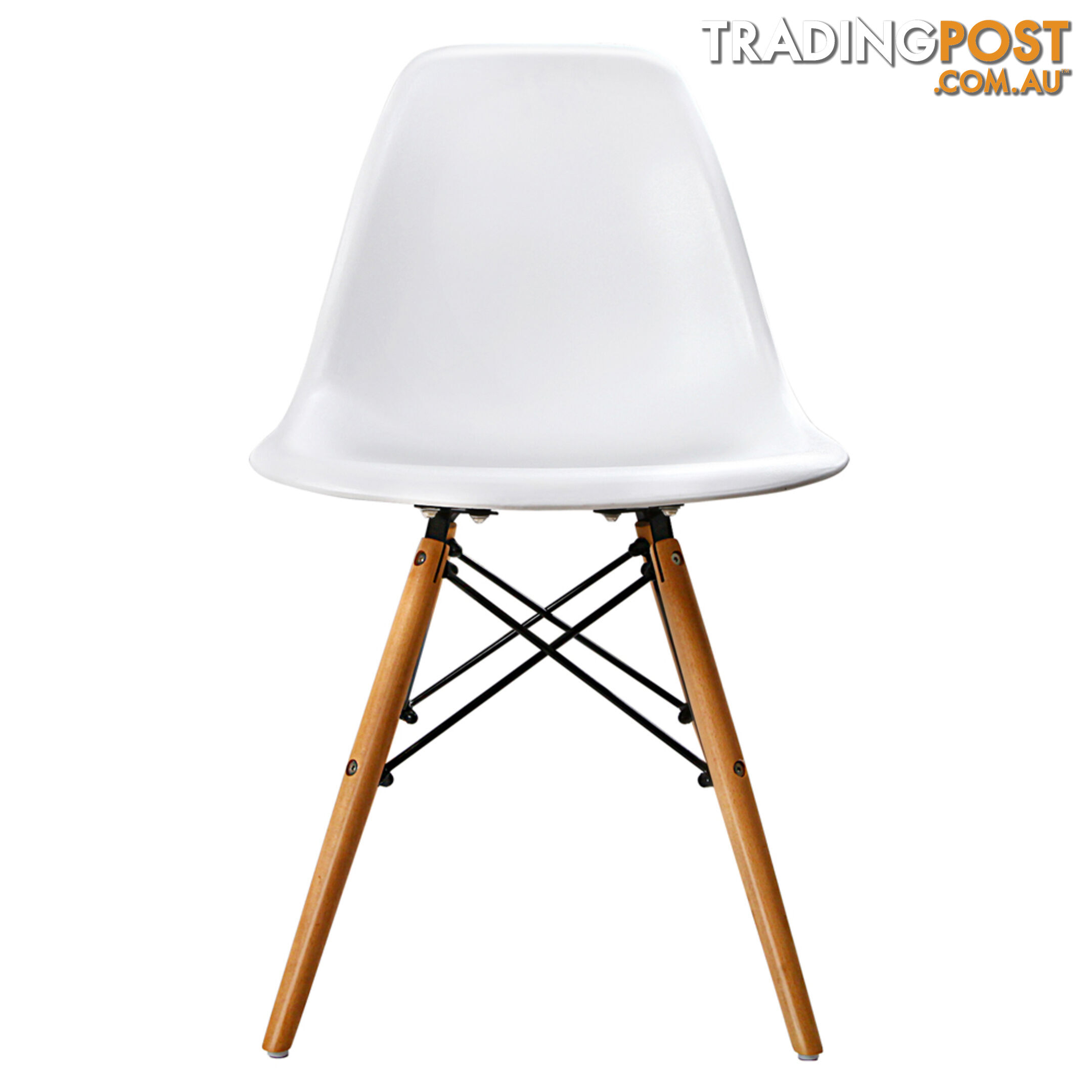 Set of 2 Dining Chair White