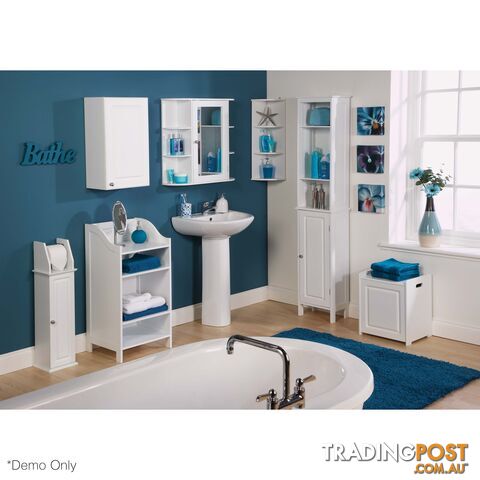 Dignity Tall Bathroom Unit in WHITE