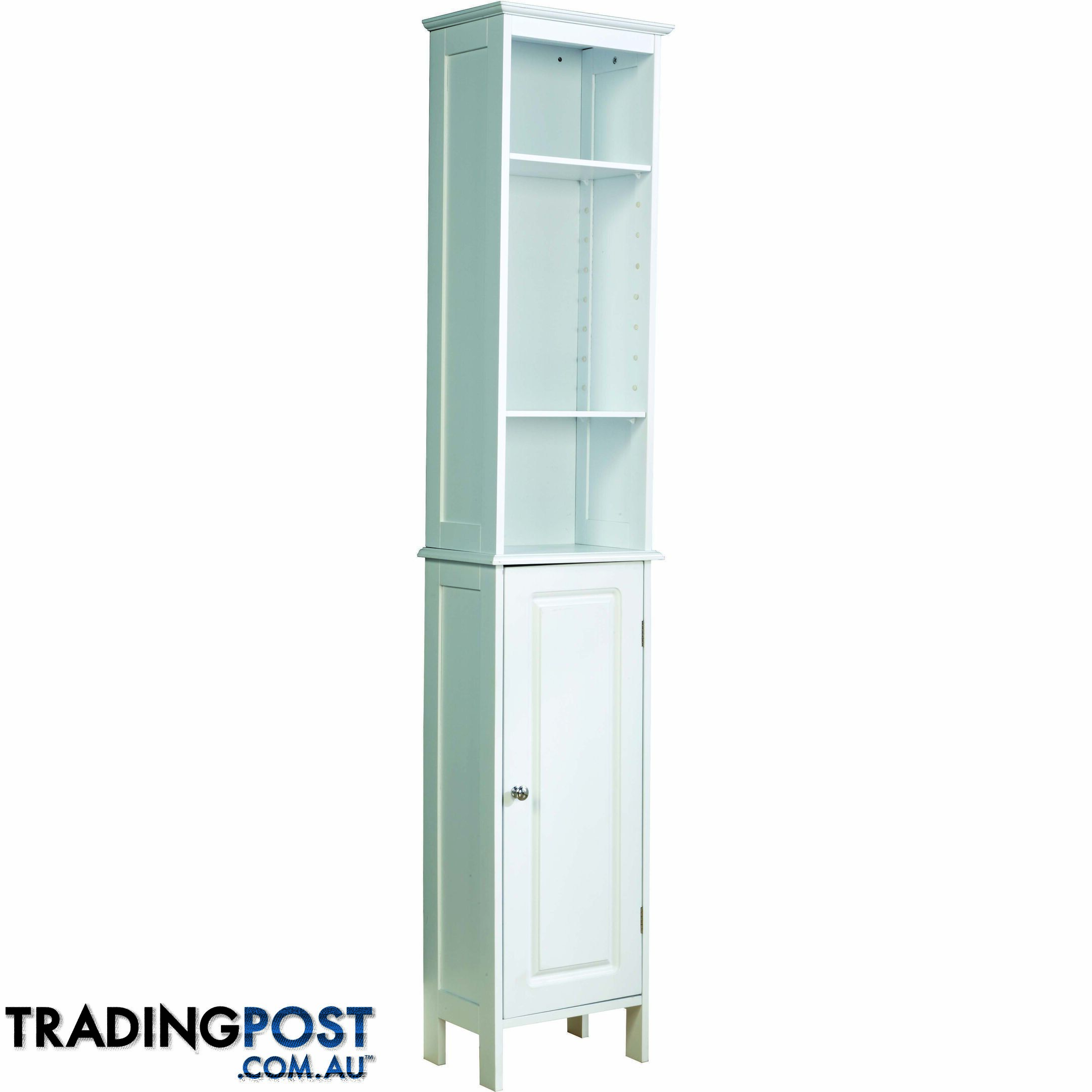 Dignity Tall Bathroom Unit in WHITE