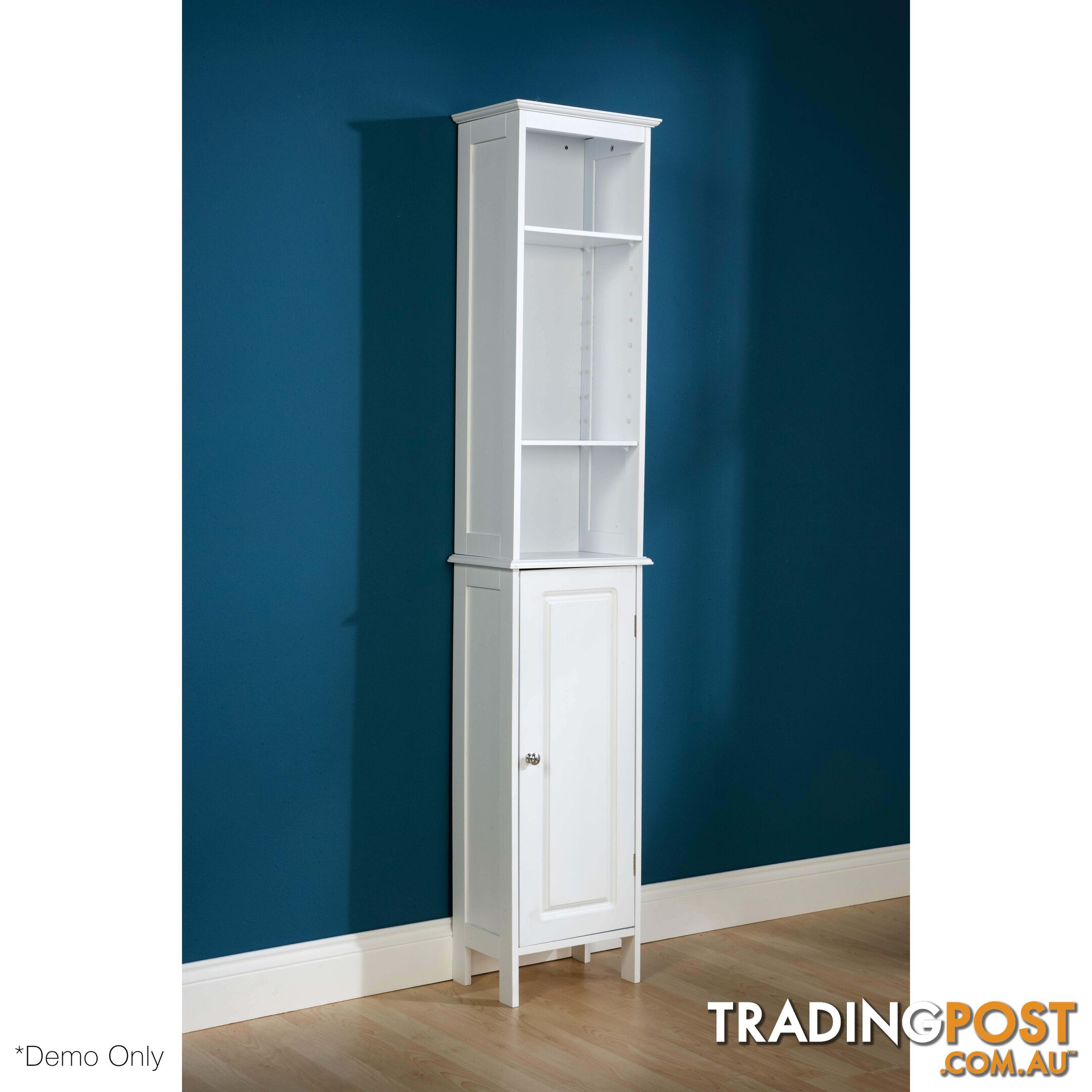 Dignity Tall Bathroom Unit in WHITE