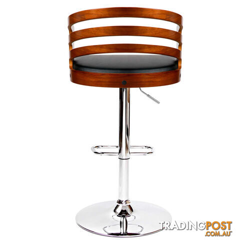 Wooden Bar PU Leather Stool