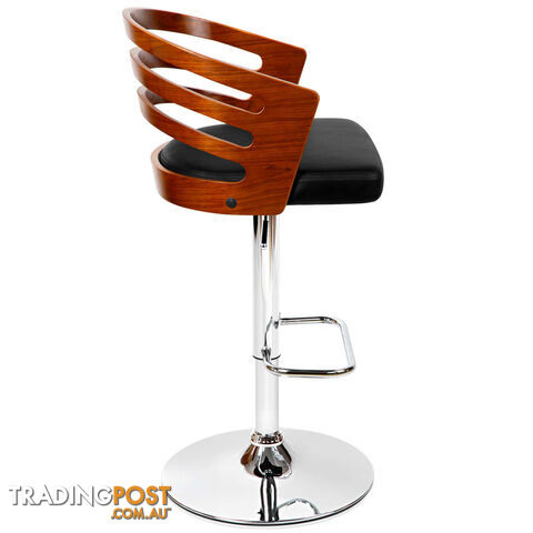 Wooden Bar PU Leather Stool