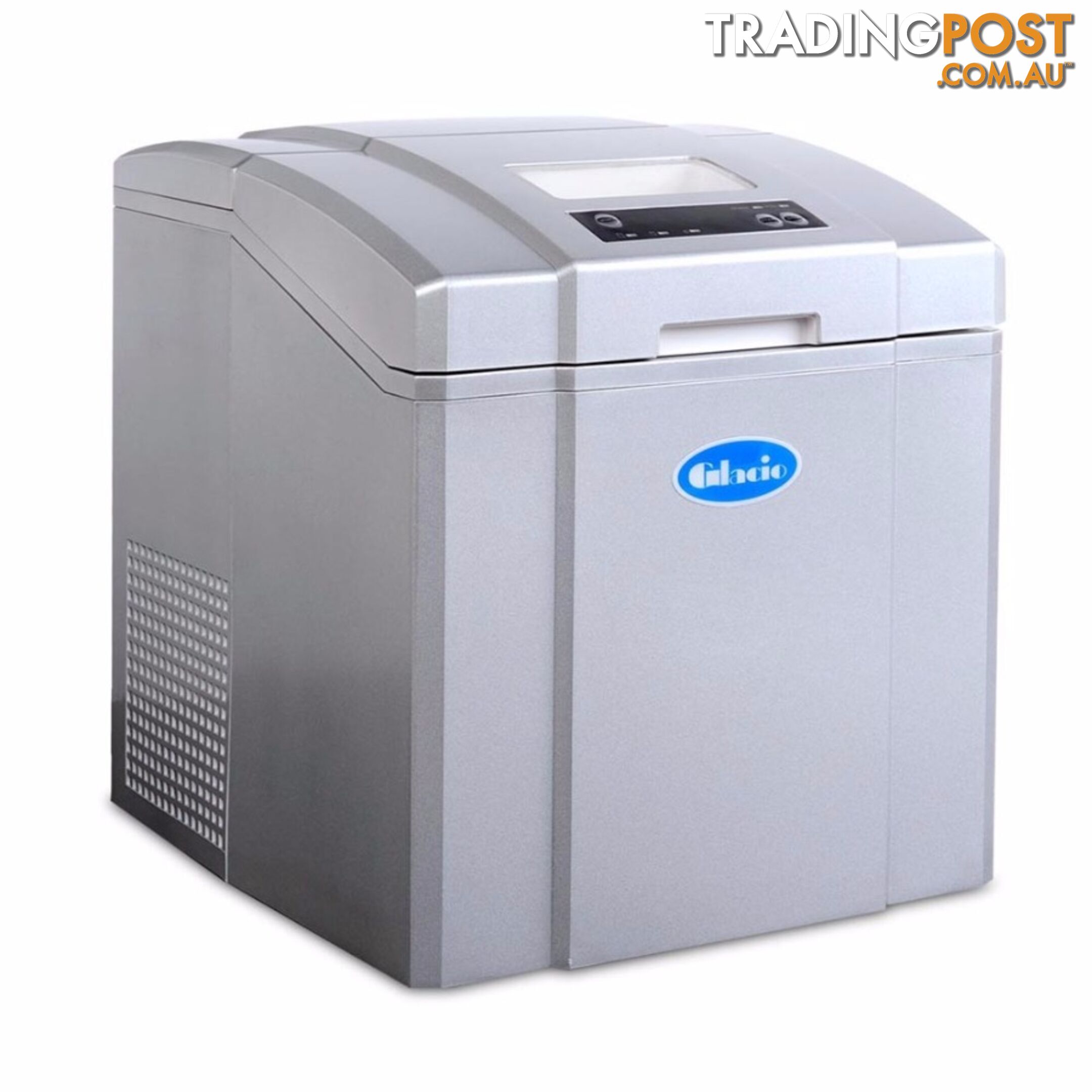 Portable Ice Cube Maker Machine 20KG Silver