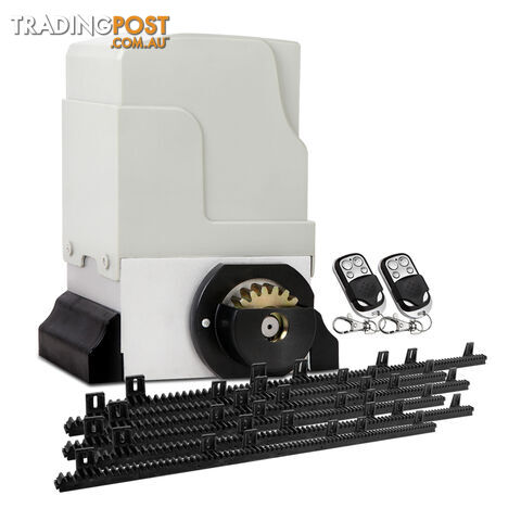 Automatic Sliding Gate Opener - 1800kg with 2 Remote Controls