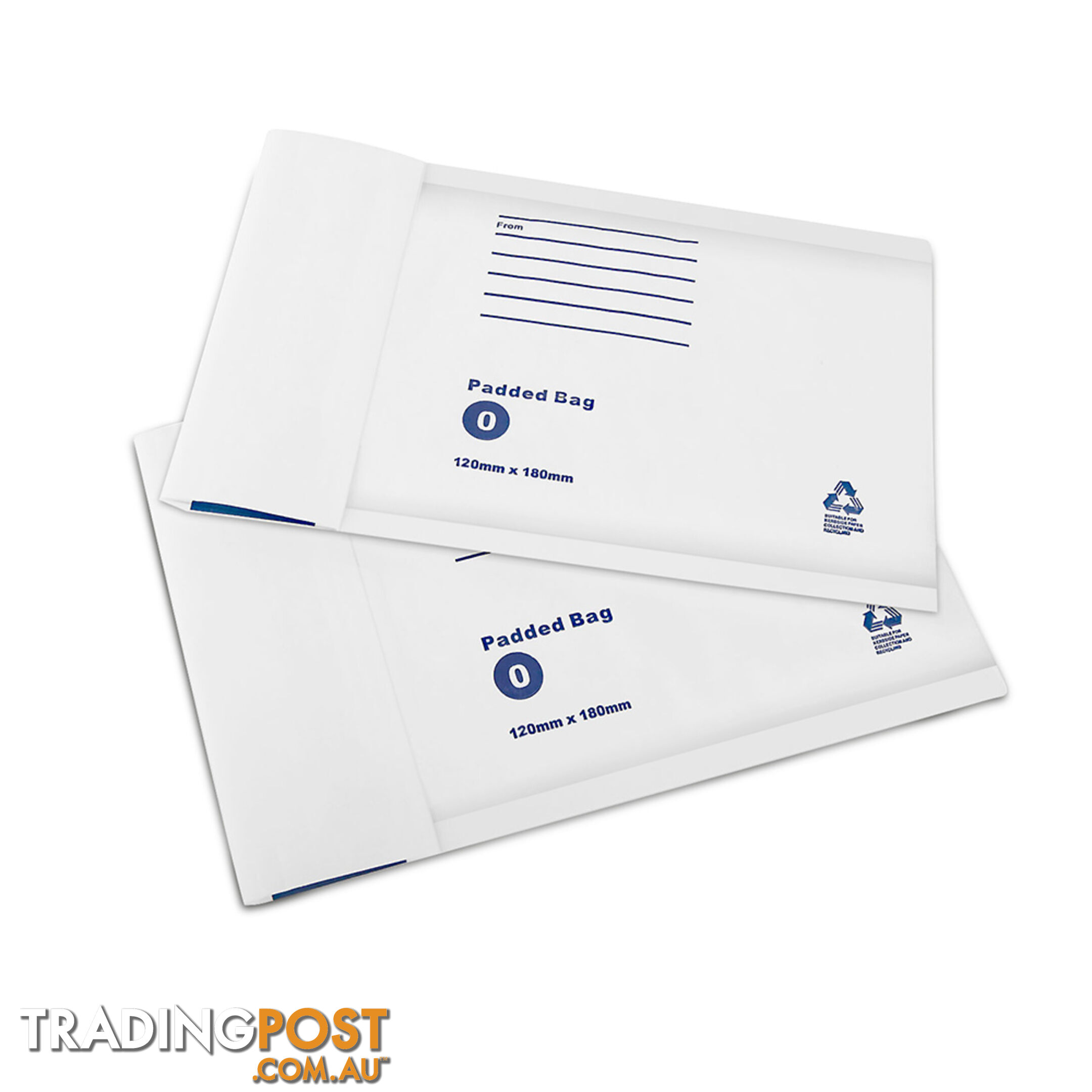 Set of 200 Bubble Padded Mailer Bag - 120mm x 180mm