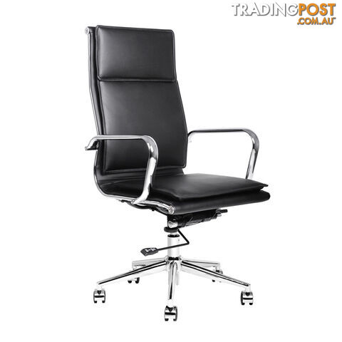 Executive PU Leather Office Computer Chair Black