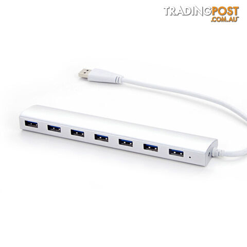 Portable slim 7-Port USB3.0 Hub (No Power)