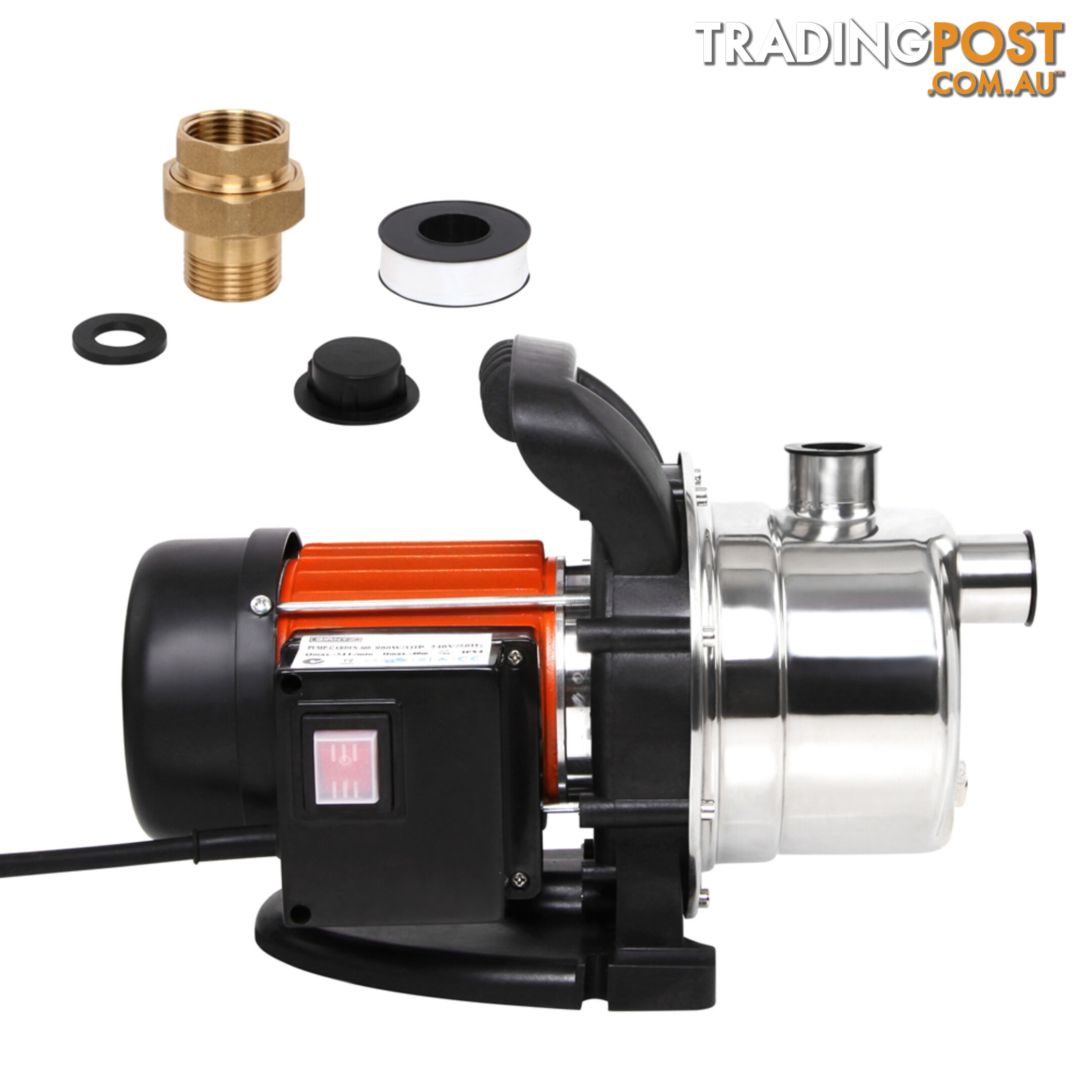 1400w Stainless Steel Garden Water Pump 70L/Min