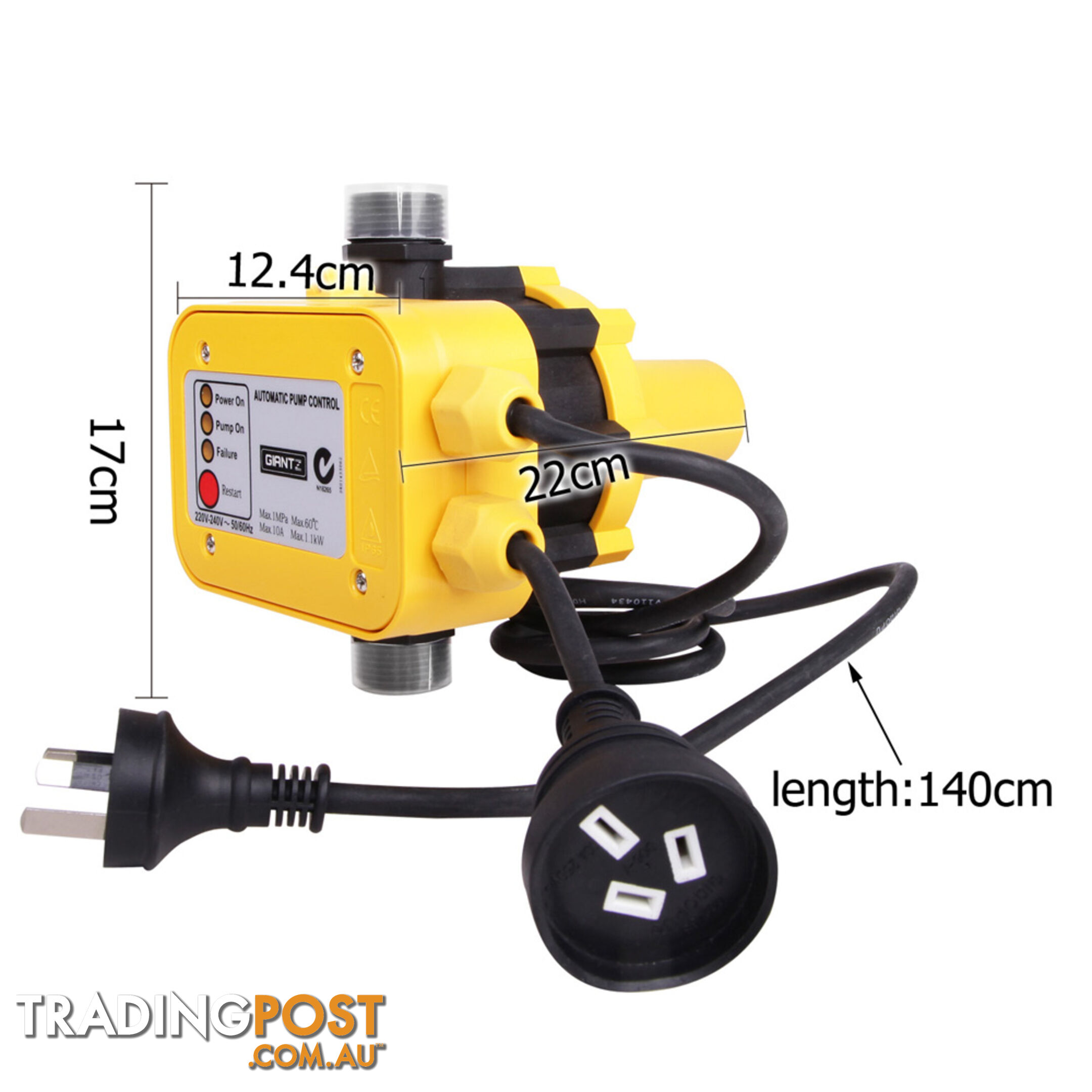 Automatic Pressure Controller Yellow