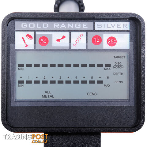 Deep Searching Sensitive Metal Detector w/ LCD System Readout