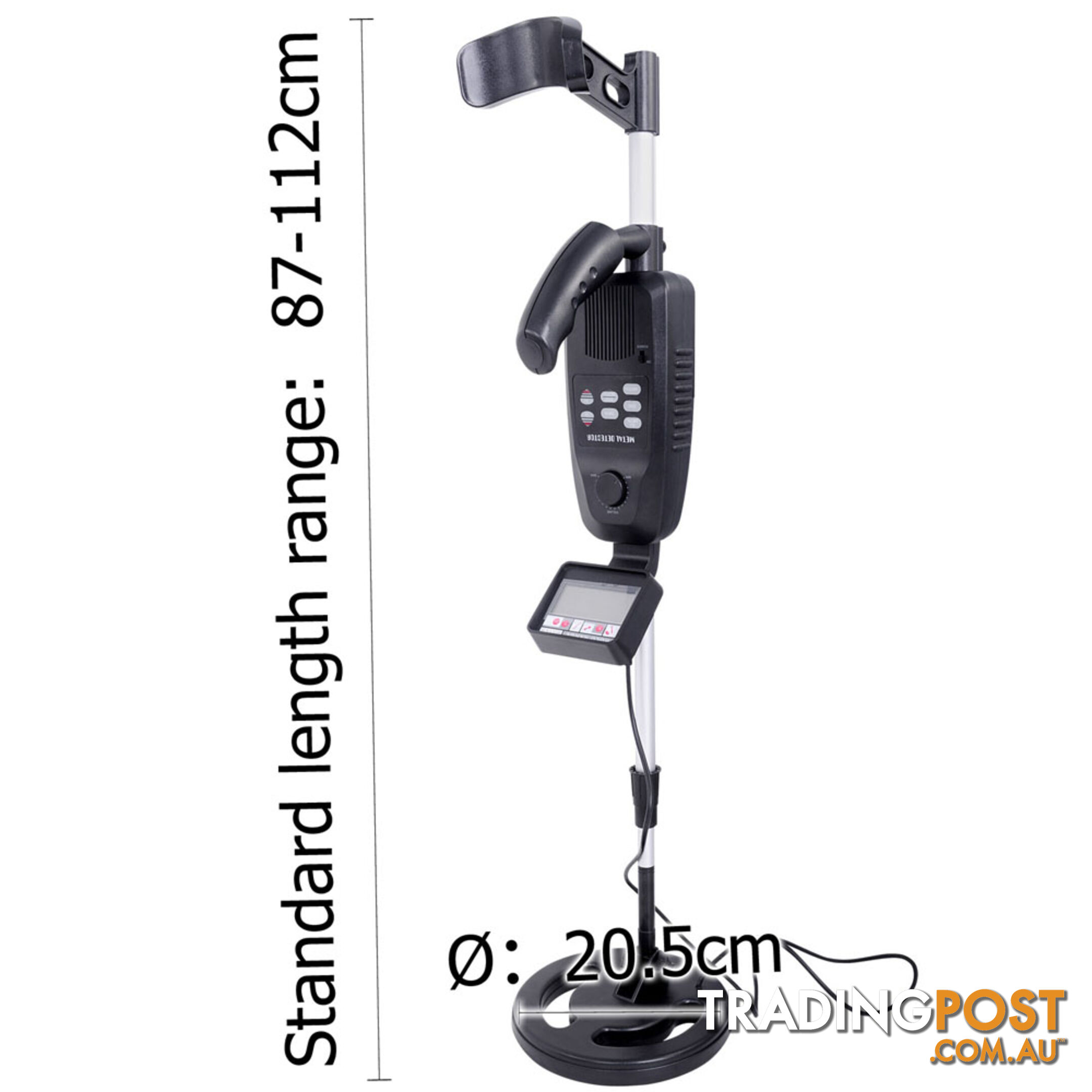 Deep Searching Sensitive Metal Detector w/ LCD System Readout