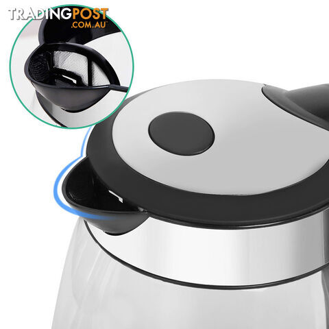 LED Cordless Glass Kettle _ 1.7L