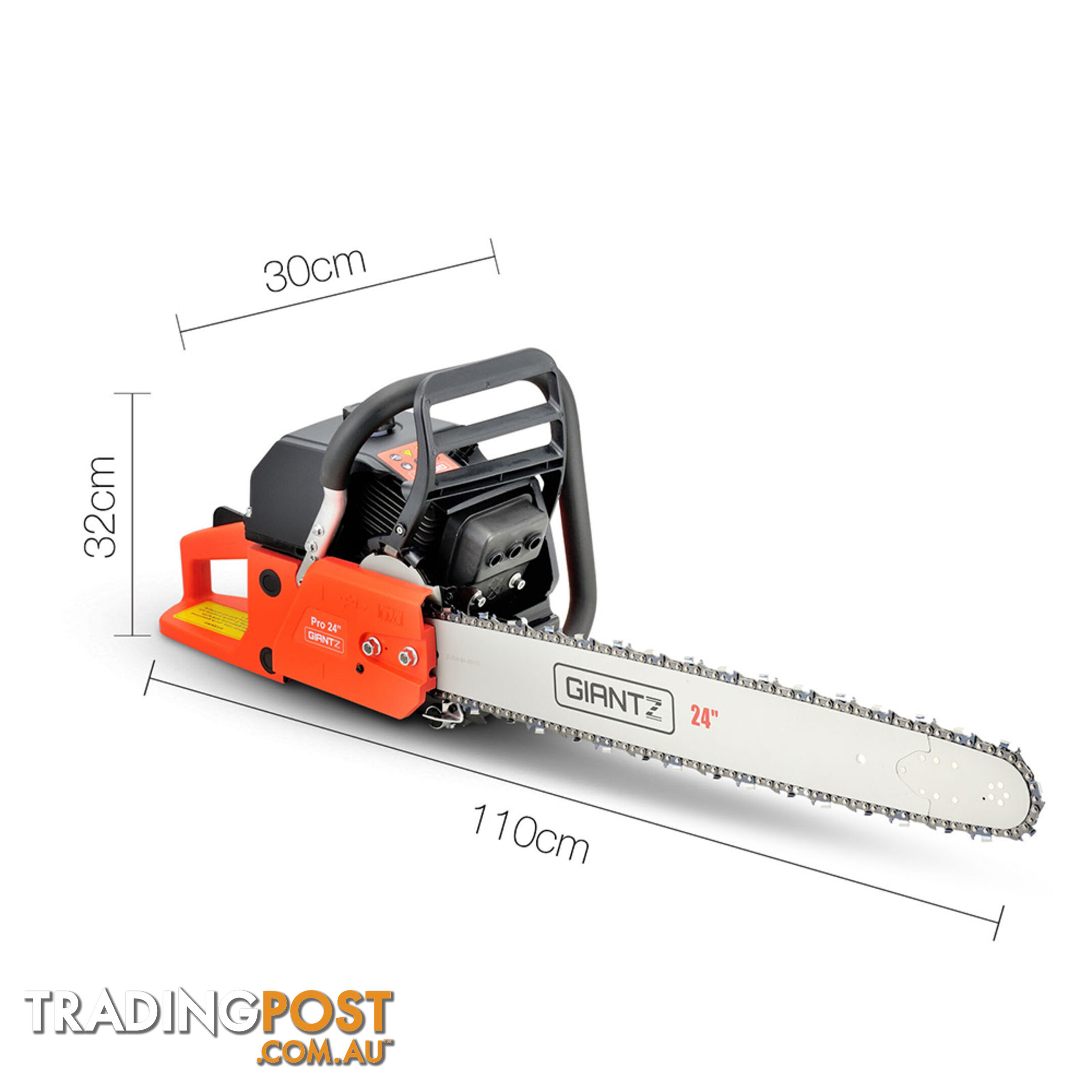 92CC Power Chainsaw 24" Bar