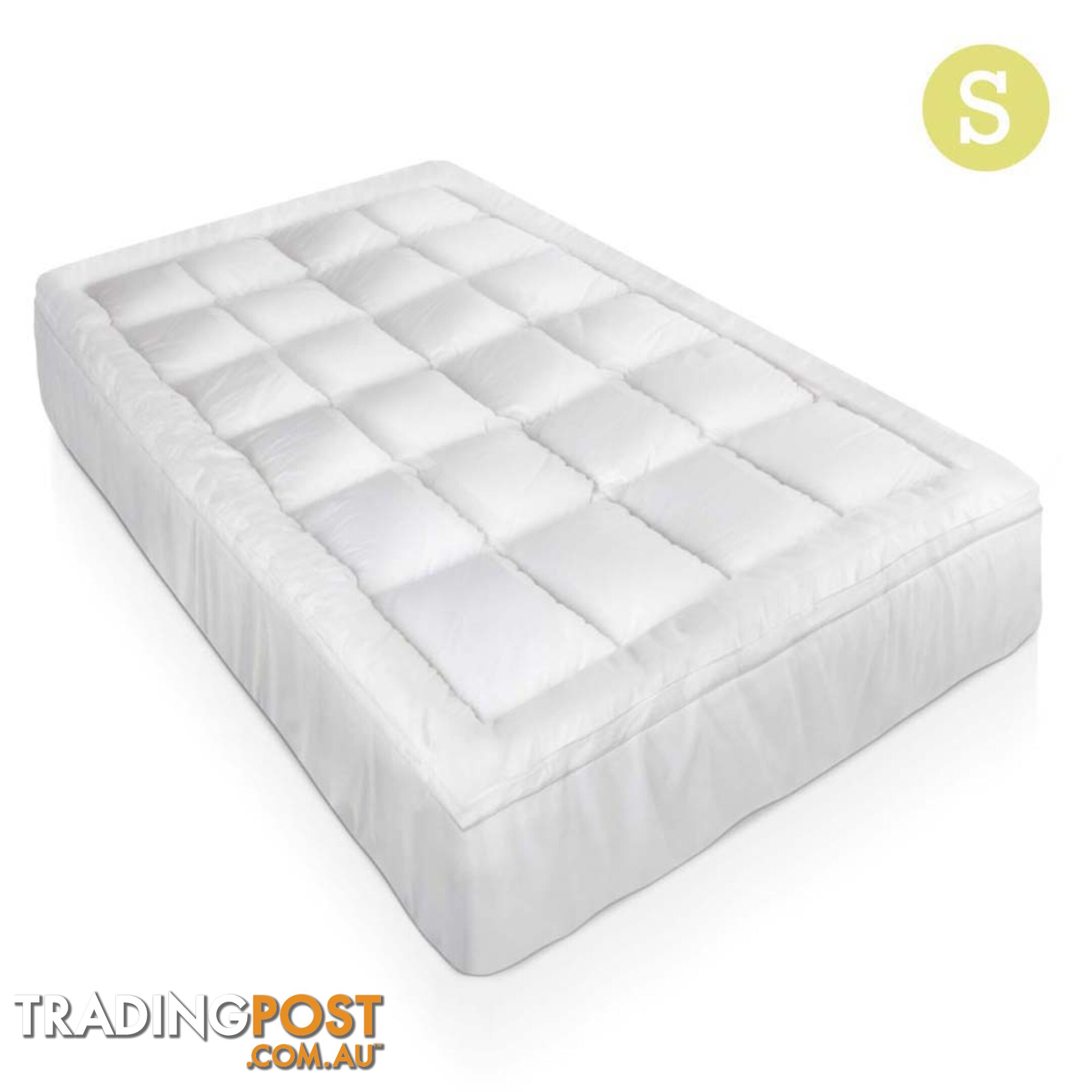 Bamboo Pillowtop Mattress Topper 5cm - Single