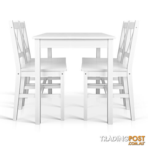 5PC Solid Pine Dining Set - photo 4 of 7
