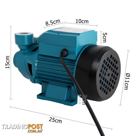 Electric Clean Water Pump 35L/Min 1/2/HP - photo 2 of 8