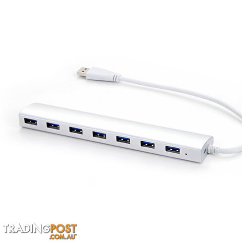 Portable slim 7-Port USB3.0 Hub with Power Adapter (SAA approval Power) - photo 3 of 3