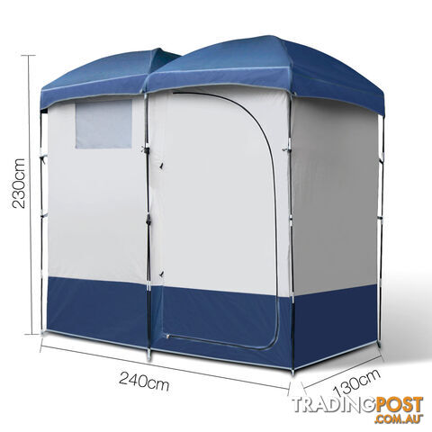 Weisshorn Camping Shower Tent - Double