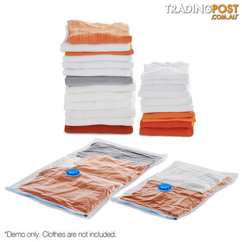 Set of 12 Vaccuum Storage Bags 50 x 70cm