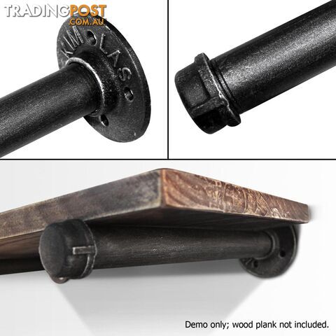 Set of 10 Rustic Vintage Bracket Mount 8" - photo 5 of 7