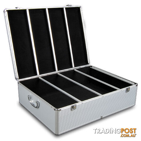 Aluminium CD DVD Bluray Storage Case Box 1000 Discs SL